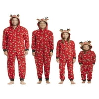 Viworld Karácsonyi Családi Pizsama Készletek Felnőttek Gyerekek Baba Kapucnis Pulóver Hálóruha Hálóruha Ruhák