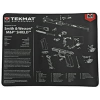 TekMat S & W M & P pajzs Ultra prémium Pisztoly Tisztító szőnyeg, 15 x20
