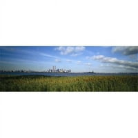 Panoráma képek épületek a vízparton New Jersey New York City New York állam USA Poszter Nyomtatás panoráma képek -