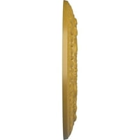 Ekena Millwork 3 4 OD 1 2 P Colton mennyezeti medál, kézzel festett irizáló arany