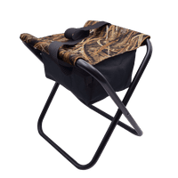 Mohás tölgyfa -vadászterület széklet táskával, mohás tölgy árnyék fű pengék