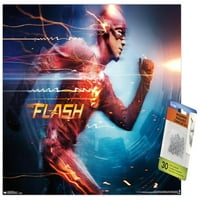 Comics TV-a Flash-Speed Force fal poszter Push csapok, 14.725 22.375
