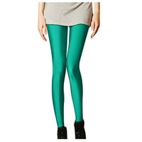 Hanas nadrág női magas derekú rugalmasság kilencedik nadrág Show vékony Leggings Zöld XL