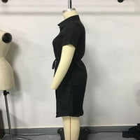B91xZ Női alkalmi ruhák tavaszi és Nyári Női hosszú ing ruha közepes hosszúságú ruha Hawaii Ruhák Női Fekete, XL