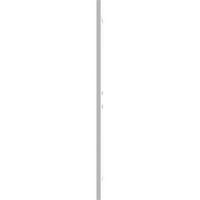 Ekena Millwork 18 W 60 H True Fit PVC Két egyenlő emelt panel, fehér