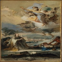 Szent Thecla imádkozik a pestis sújtotta plakátért Giovanni Battista Tiepolo