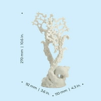 biOrb Fan Coral Sculpture Akvárium dísz-gyanta, közepes, fehér
