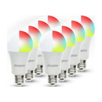 Energizer Smart Wi-Fi Többszínű és egyetlen fehér LED izzó, a Forma, E alap