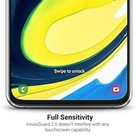 CoverON Samsung Galaxy A Galaxy Egy Edzett Üveg Képernyővédő - InvisiGuard 2. Sorozat teljes lefedettség 9h előlappal