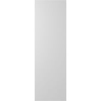 Ekena Millwork 18 W 26 H True Fit PVC Horizontális Slat keretes modern stílusú rögzített redőnyök, alapozva