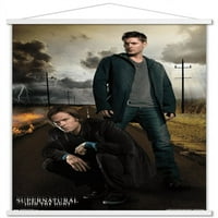 Supernatural-Dean és Sam fali poszter fa mágneses kerettel, 22.375 34