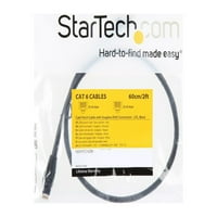 StarTech.com macska Patch kábel-ft. - Fekete Ethernet kábel-Snagless RJ kábel-Ethernet kábel-macska kábel-ft