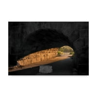 Védjegy Képzőművészet 'Fény az alagút végén' vászon művészet: NJR Photos