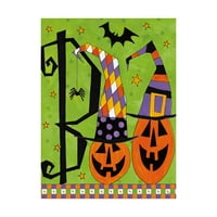 Védjegy Szépművészet 'Spooky Fun viii' vászon művészete, Anne Tavoletti