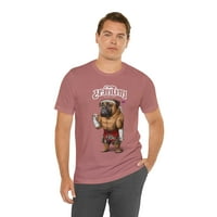 Bullmastiff kutya, mint Muay Thai Kick box bajnok Unise Rövid ujjú póló