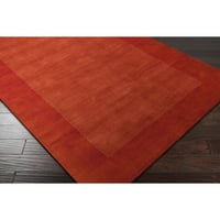 Művészi szövők Foxcroft égett narancssárga modern 6 'négyzet alakú szőnyeg