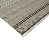 Modrn ipari mintás vonalak lapos szövésű szőnyeg