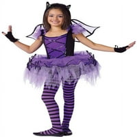 Szórakoztató világ Batarina Halloween díszes ruha jelmez gyermek, nagy lányok L