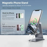 Mágneses telefon állvány tartó íróasztalhoz, állítható alumínium MagSafe mobiltelefon állvány bölcső kompatibilis az