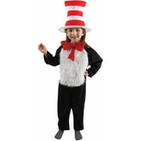 elope Dr. Seuss macska a kalapban Halloween díszes ruha jelmez gyermek, kislányok S