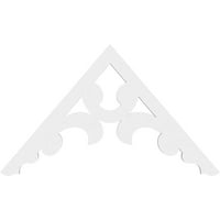 Ekena Millwork 36 W 21 H 1 P hangmagasság bécsi építészeti minőségű PVC Gable Pediment