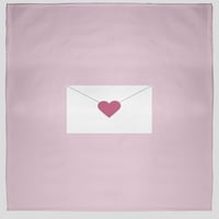 Egyszerűen Daisy világos rózsaszín szerelmi levél Valentin -napi dobó takaró, kis dobás